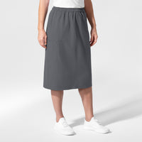 NURTUR Women's Scrub Skirt Pewter