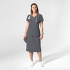 NURTUR Women's Skirt Pewter full scrub set