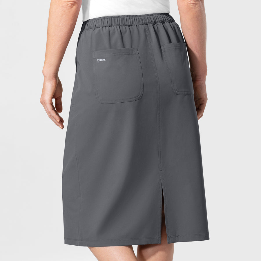 NURTUR Women's Skirt - Pewter back pockets