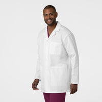 WonderLAB Unisex Iconic Lab Coat White side view