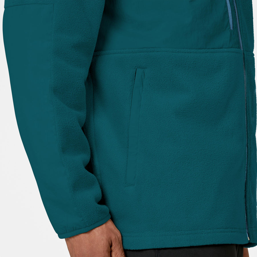 Slate Men's Micro Fleece Zip Jacket - Caribbean