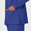 WonderWORK Unisex Snap Front Jacket Galaxy Blue back detail