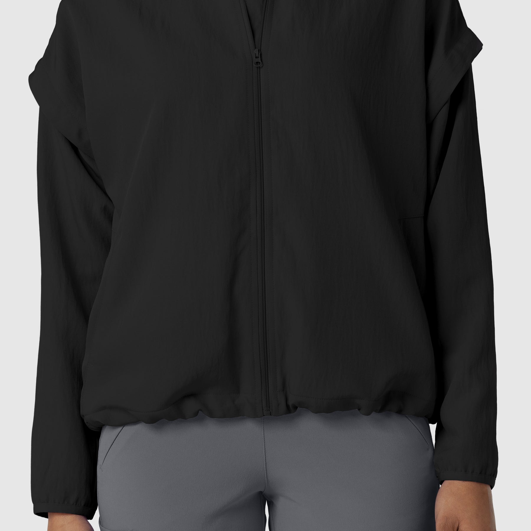 Women's BreezeBreaker Scrub Jacket - Black