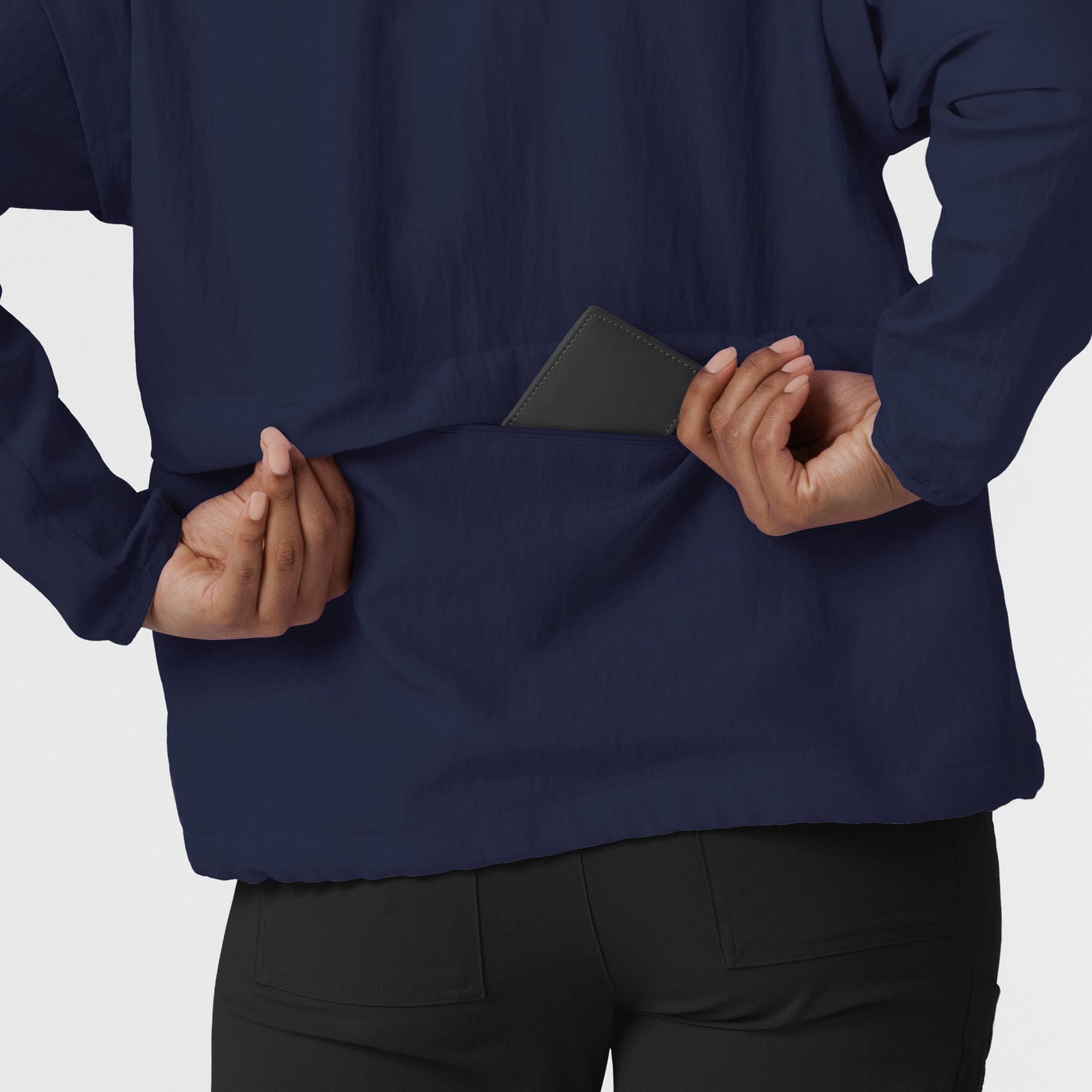 Women's BreezeBreaker Scrub Jacket - Navy