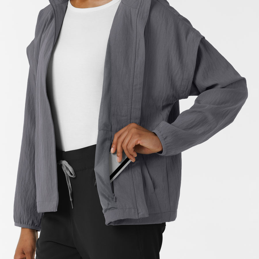 Women's BreezeBreaker Scrub Jacket - Pewter