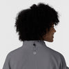 Layers Women's BreezeBreaker Scrub Jacket Pewter side detail 1