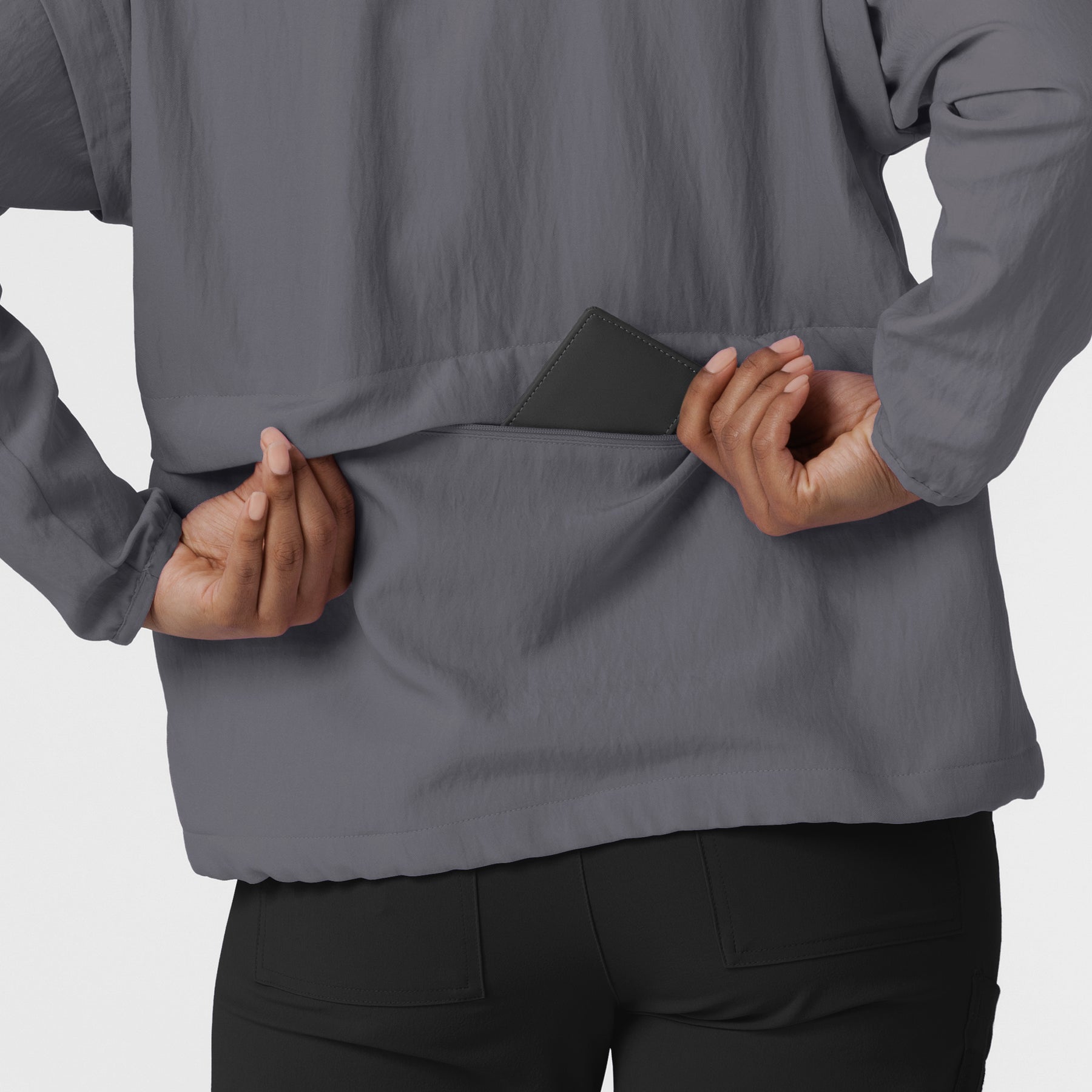 Women's BreezeBreaker Scrub Jacket - Pewter