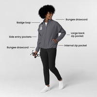 Women's BreezeBreaker Scrub Jacket - Pewter