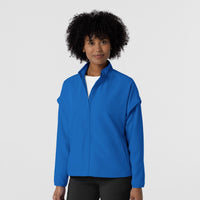 Layers Women's BreezeBreaker Scrub Jacket Royal