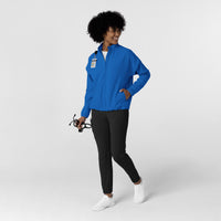 Layers Women's BreezeBreaker Scrub Jacket Royal full scrub set