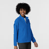 Layers Women's BreezeBreaker Scrub Jacket Royal side view