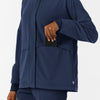 Women's Germs Happen Packable Scrub Jacket - Navy