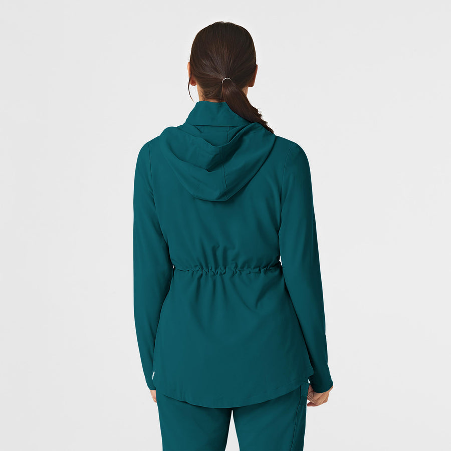 RENEW Women's Convertible Hood Fashion Jacket - Caribbean Blue