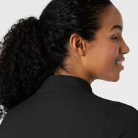 Boundless Women's Warm Up Jacket Black back detail