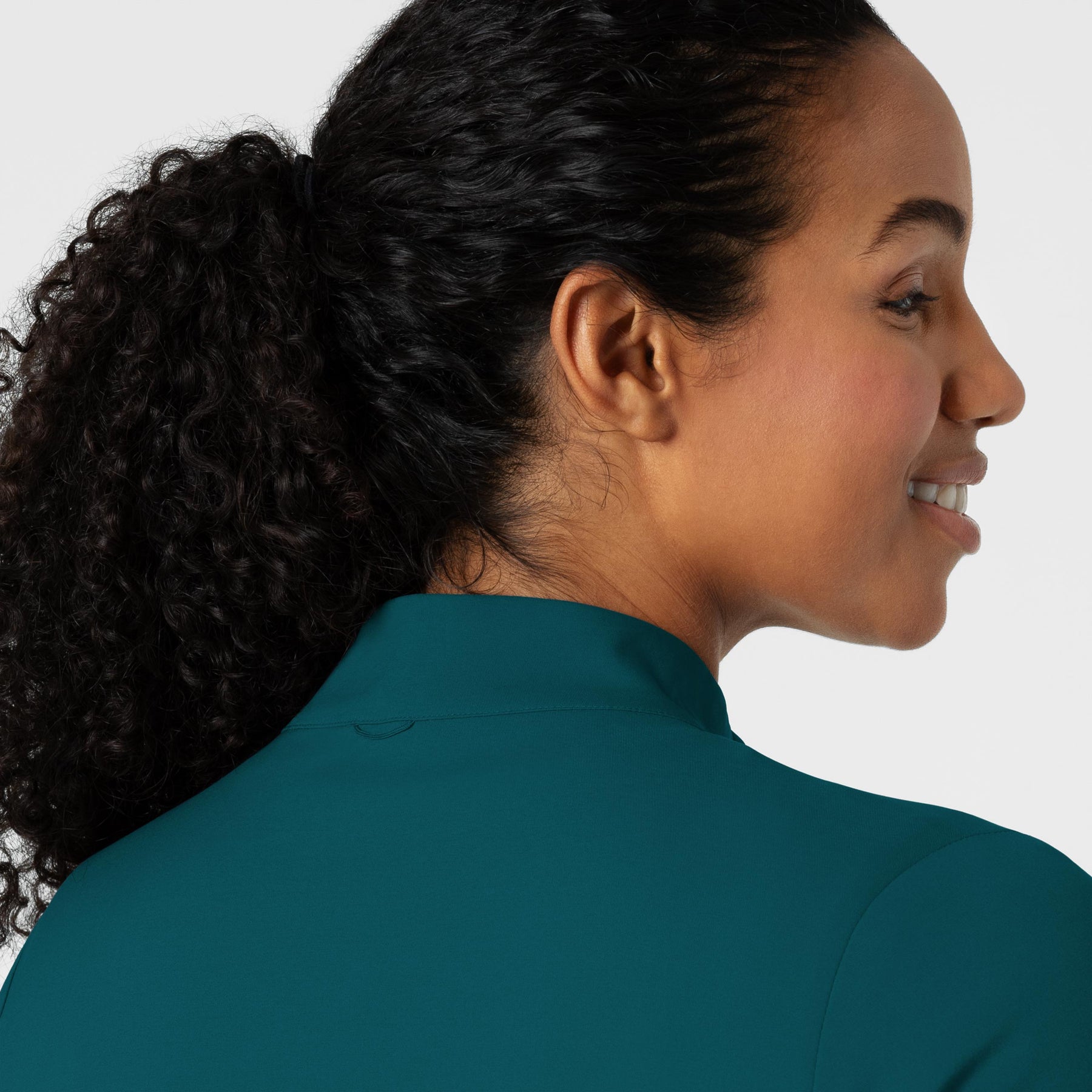 Boundless Women's Warm Up Jacket Caribbean back detail