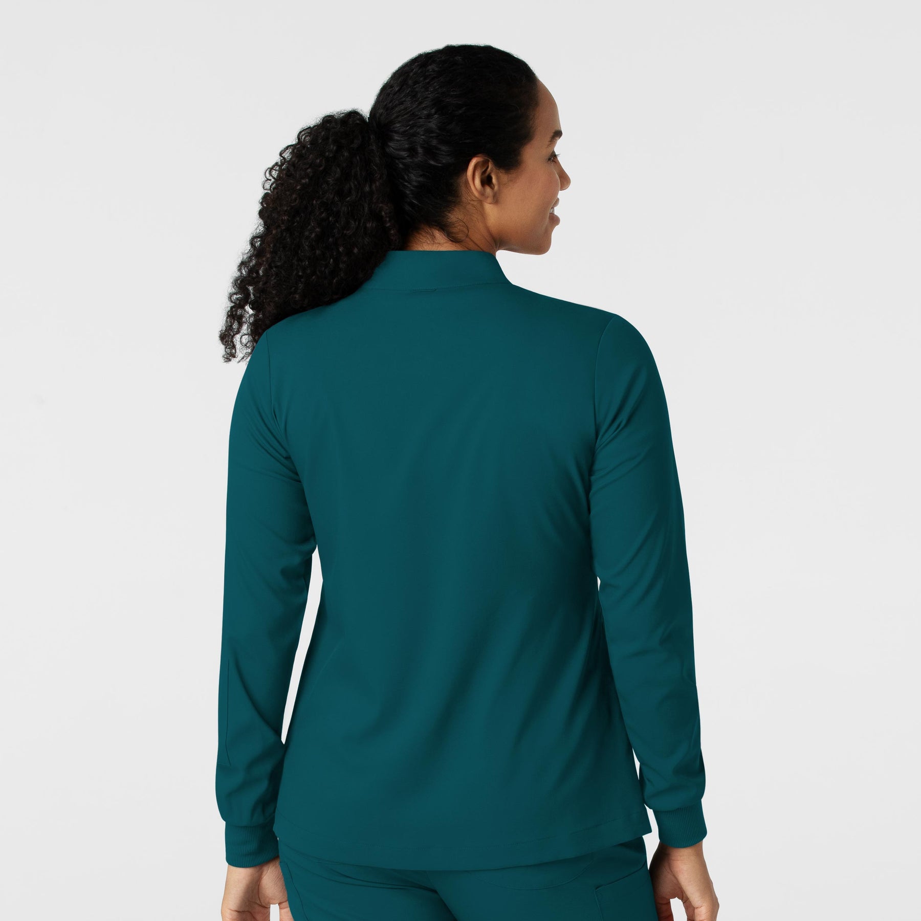 Boundless Women's Warm Up Jacket Caribbean back view