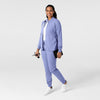 Boundless Women's Warm Up Jacket Ceil Blue full scrub set
