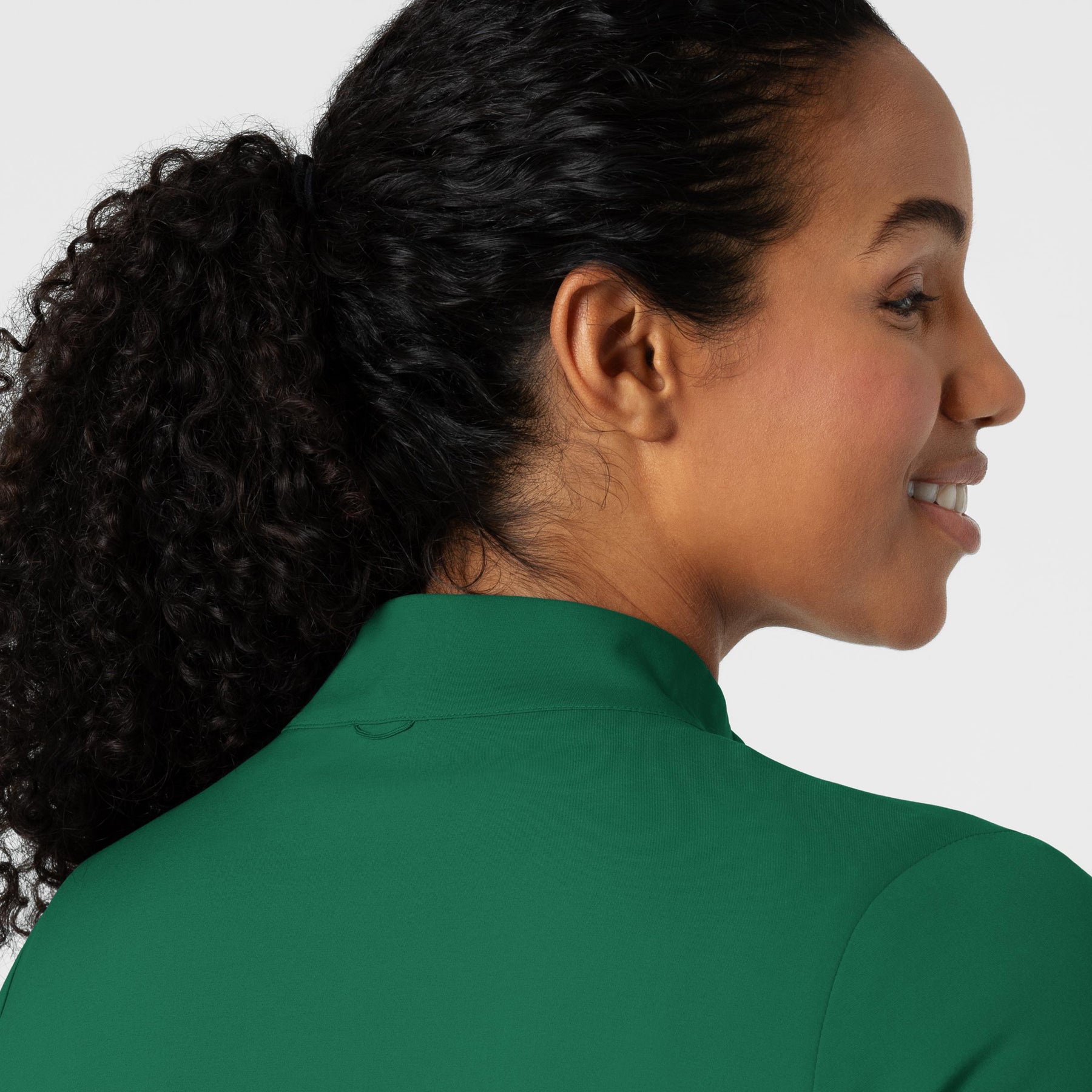 Boundless Women's Warm Up Jacket Hunter back detail