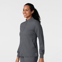 Boundless Women's Warm Up Jacket Pewter side view