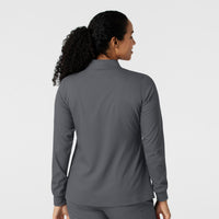 Boundless Women's Warm Up Jacket Pewter back view