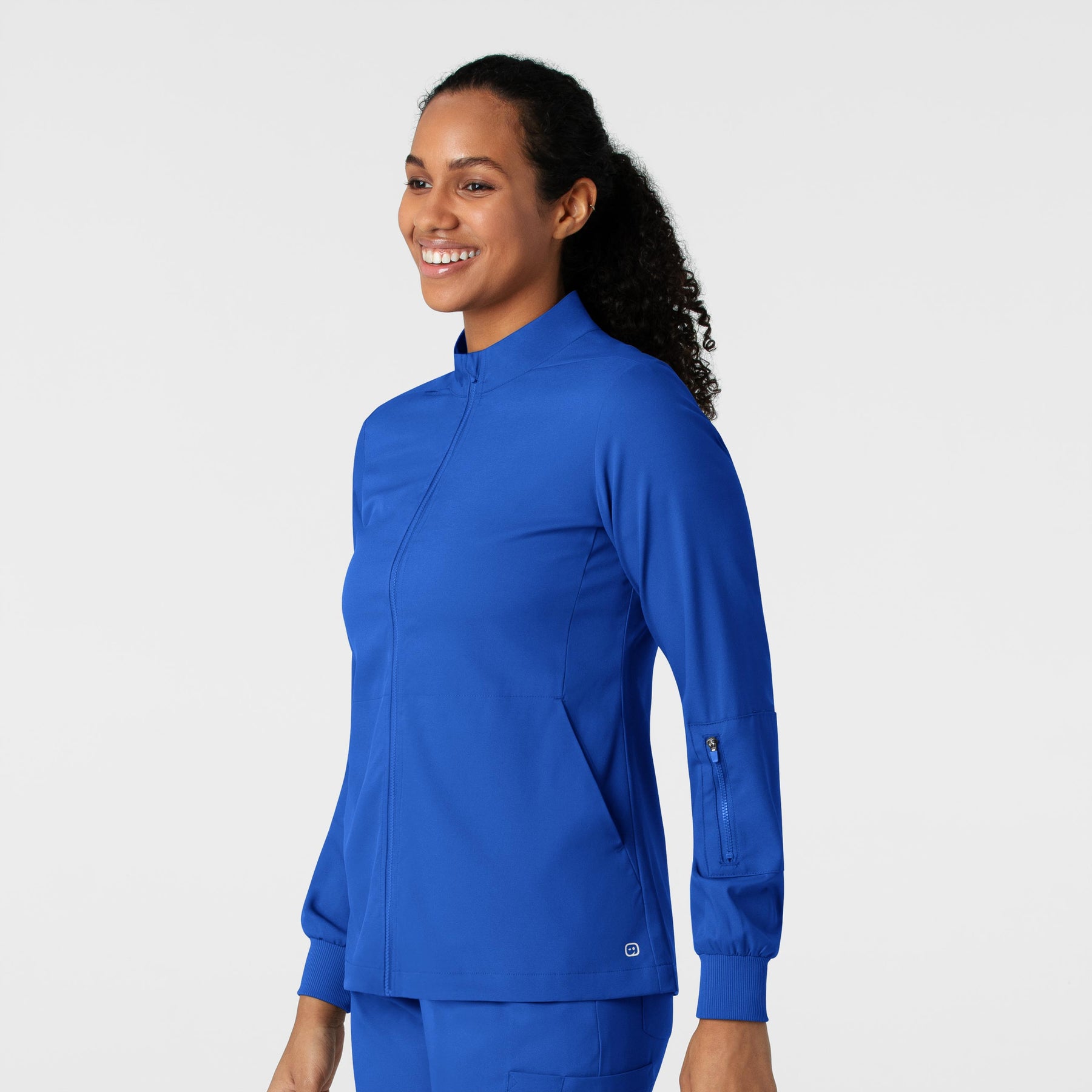 Boundless Women's Warm Up Jacket Royal side view