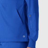 Boundless Women's Warm Up Jacket Royal side detail 1