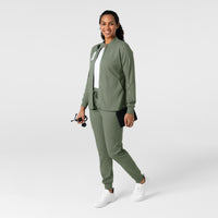 Boundless Women's Warm Up Jacket Sage full scrub set