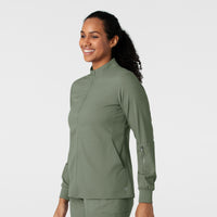 Boundless Women's Warm Up Jacket Sage side view