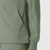 Boundless Women's Warm Up Jacket Sage side detail 1