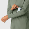 Boundless Women's Warm Up Jacket Sage side detail 2