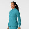 Boundless Women's Warm Up Jacket Teal side view