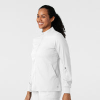 Boundless Women's Warm Up Jacket White side view