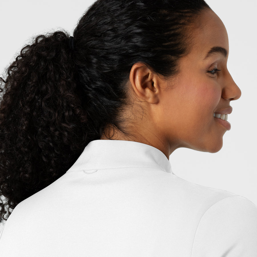 Boundless Women's Warm Up Jacket White back detail