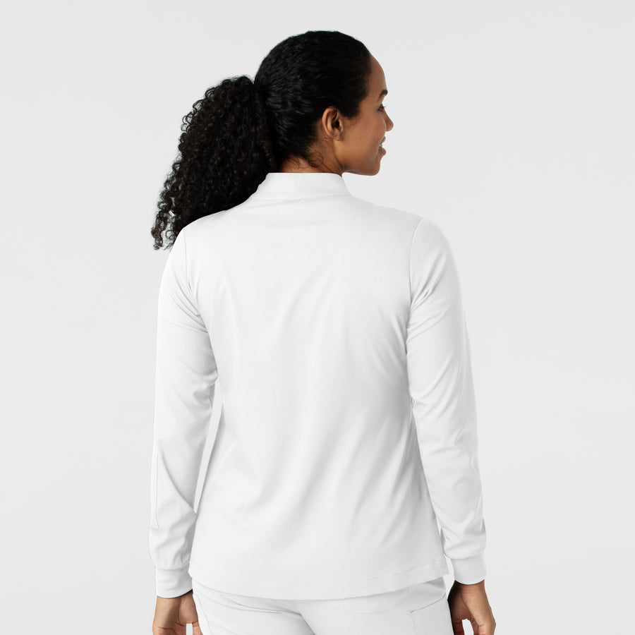 Boundless Women's Warm Up Jacket White back view