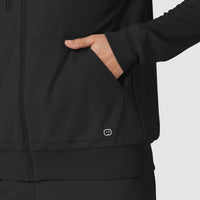 RENEW Knit Women’s Zip Hoodie - Black