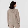 RENEW Knit Women’s Zip Hoodie Haze back view