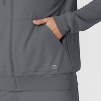 RENEW Knit Women’s Zip Hoodie - Pewter