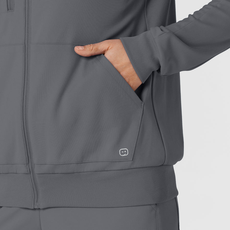 RENEW Knit Women’s Zip Hoodie - Pewter