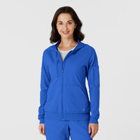 RENEW Knit Women’s Royal Blue Scrub Zip Hoodie