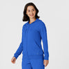 RENEW Knit Women’s Zip Hoodie Royal side view