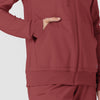 RENEW Knit Women’s Zip Hoodie - Ruby