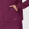 RENEW Knit Women’s Zip Hoodie - Wine
