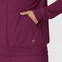RENEW Knit Women’s Zip Hoodie - Wine