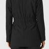 Women's Blazer Short Lab Coat - Black
