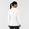 Layers Women's Blazer Short Lab Coat White back view