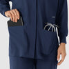 NURTUR Women’s Scrub Shirt Jacket Navy side view