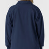 NURTUR Women’s Scrub Shirt Jacket - Navy back detail