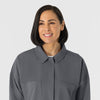 NURTUR Women’s Scrub Shirt Jacket Pewter full scrub set