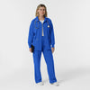 NURTUR Women’s Scrub Shirt Jacket royal scrub set