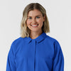 NURTUR Women’s Scrub Shirt Jacket royal collar